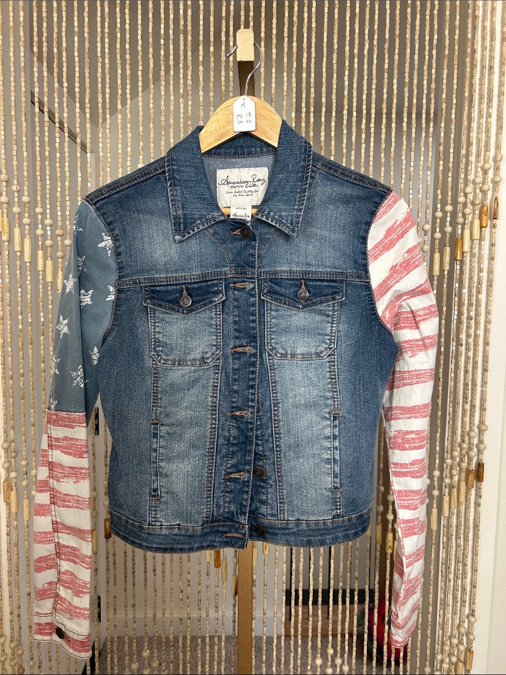 American Rag Denim Flag Jacked Size M